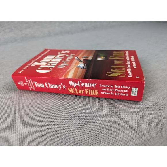 🍭 3/$10 Tom Clancy: Sea of Fire- Op-Centre #10  (Paperback) - Picture 2 of 4